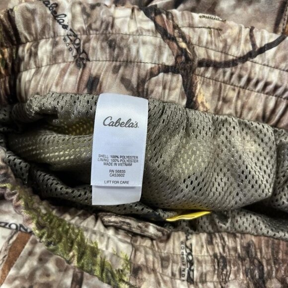 Cabela's Zonz Woodland Gore-Tex Pants Mens Small Waterproof Hunting Outdoor Perf - Picture 3 of 15